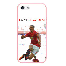 Чехол для iPhone 5/5S матовый с принтом IAmZlatan в Екатеринбурге, Силикон | Область печати: задняя сторона чехла, без боковых панелей | Тематика изображения на принте: am | i | zlatan | златан | ибрагимович