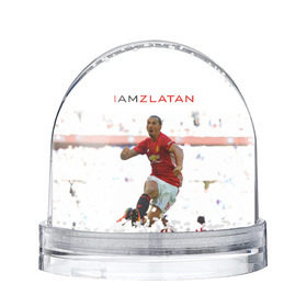 Снежный шар с принтом IAmZlatan в Екатеринбурге, Пластик | Изображение внутри шара печатается на глянцевой фотобумаге с двух сторон | am | i | zlatan | златан | ибрагимович