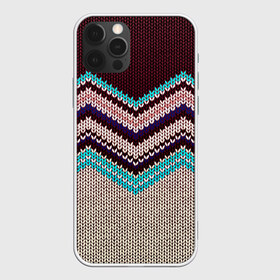Чехол для iPhone 12 Pro Max с принтом Плетение в Екатеринбурге, Силикон |  | Тематика изображения на принте: зигзаг | свитер | текстура