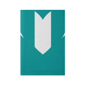 Обложка для паспорта матовая кожа с принтом Месси (белая) в Екатеринбурге, натуральная матовая кожа | размер 19,3 х 13,7 см; прозрачные пластиковые крепления | barcelona | leo | lionel | messi | месси