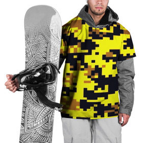 Накидка на куртку 3D с принтом Пиксели в Екатеринбурге, 100% полиэстер |  | Тематика изображения на принте: военная тематика | камуфляж | милитари