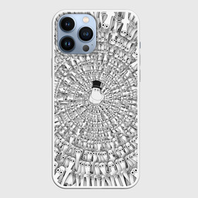 Чехол для iPhone 13 Pro Max с принтом Хатифнатты в Екатеринбурге,  |  | Тематика изображения на принте: moomins | мумми тролль | папа
