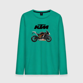 Мужской лонгслив хлопок с принтом KTM 6 в Екатеринбурге, 100% хлопок |  | Тематика изображения на принте: ktm | moto | катээм | ктм | мото | мотоцикл | мотоциклы