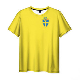 Мужская футболка 3D с принтом Ибрагимович в Екатеринбурге, 100% полиэфир | прямой крой, круглый вырез горловины, длина до линии бедер | златан | манчестер | мю | футбол | швеция | юнайтед