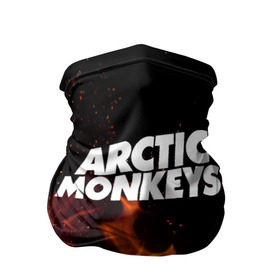 Бандана-труба 3D с принтом Arctic Monkeys fire в Екатеринбурге, 100% полиэстер, ткань с особыми свойствами — Activecool | плотность 150‒180 г/м2; хорошо тянется, но сохраняет форму | 