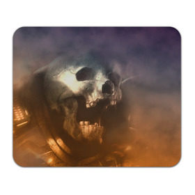 Коврик прямоугольный с принтом Doom в Екатеринбурге, натуральный каучук | размер 230 х 185 мм; запечатка лицевой стороны | Тематика изображения на принте: doom | skull | slayer | палач | скелет | череп