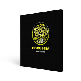 Холст квадратный с принтом Borussia Dortmund в Екатеринбурге, 100% ПВХ |  | боруссия | дортмунд