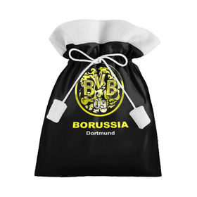 Подарочный 3D мешок с принтом Borussia Dortmund в Екатеринбурге, 100% полиэстер | Размер: 29*39 см | боруссия | дортмунд