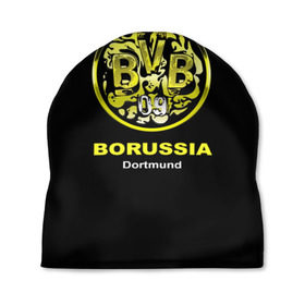 Шапка 3D с принтом Borussia Dortmund в Екатеринбурге, 100% полиэстер | универсальный размер, печать по всей поверхности изделия | боруссия | дортмунд