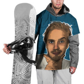 Накидка на куртку 3D с принтом Pew die pie в Екатеринбурге, 100% полиэстер |  | pewdiepie