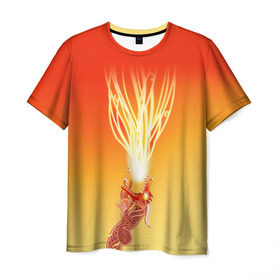 Мужская футболка 3D с принтом Dragon lore в Екатеринбурге, 100% полиэфир | прямой крой, круглый вырез горловины, длина до линии бедер | Тематика изображения на принте: counter | cs | go | strike