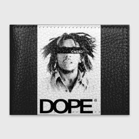 Обложка для студенческого билета с принтом Bob Marley Dope в Екатеринбурге, натуральная кожа | Размер: 11*8 см; Печать на всей внешней стороне | Тематика изображения на принте: bobmarley | dope | fashion | swag | trend