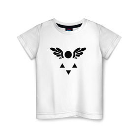 Детская футболка хлопок с принтом Руна Дельта в Екатеринбурге, 100% хлопок | круглый вырез горловины, полуприлегающий силуэт, длина до линии бедер | undertale | руна дельта