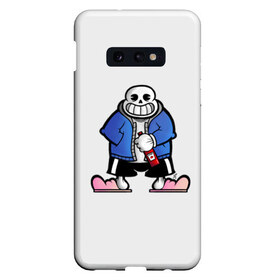 Чехол для Samsung S10E с принтом Undertale в Екатеринбурге, Силикон | Область печати: задняя сторона чехла, без боковых панелей | napstablook | sans | undertale