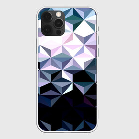 Чехол для iPhone 12 Pro Max с принтом Lowpoly Pattern в Екатеринбурге, Силикон |  | Тематика изображения на принте: polygon | абстракция | серый