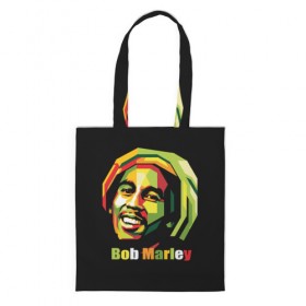 Сумка 3D повседневная с принтом Bob Marley в Екатеринбурге, 100% полиэстер | Плотность: 200 г/м2; Размер: 34×35 см; Высота лямок: 30 см | боб марли | регги