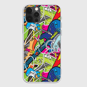 Чехол для iPhone 12 Pro Max с принтом POP ART в Екатеринбурге, Силикон |  | music | popart | rock | гитара | поп арт