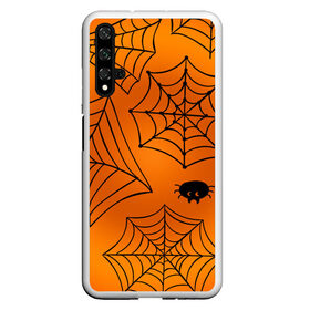 Чехол для Honor 20 с принтом Halloween в Екатеринбурге, Силикон | Область печати: задняя сторона чехла, без боковых панелей | cat | dark | halloween | вамп | вампир | ведьма | готика | кот | кошка | магия | ночь | тыква | хэллоуин