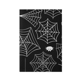 Обложка для паспорта матовая кожа с принтом Halloween в Екатеринбурге, натуральная матовая кожа | размер 19,3 х 13,7 см; прозрачные пластиковые крепления | cat | dark | halloween | вамп | вампир | ведьма | готика | кот | кошка | магия | ночь | тыква | хэллоуин