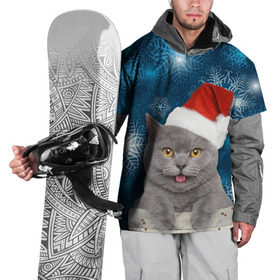 Накидка на куртку 3D с принтом Праздничная пара 2 в Екатеринбурге, 100% полиэстер |  | Тематика изображения на принте: кот | котики | любовь | парные | праздники | собаки