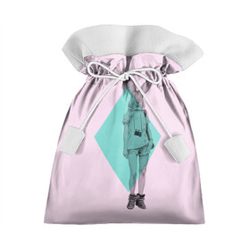 Подарочный 3D мешок с принтом Pink Rabbit в Екатеринбурге, 100% полиэстер | Размер: 29*39 см | Тематика изображения на принте: hipster | rabbit | swag | кролик | хипстер