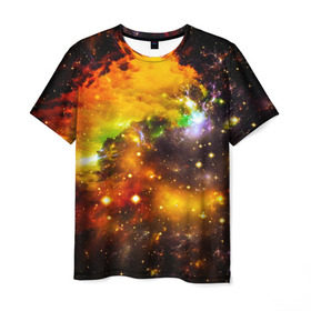 Мужская футболка 3D с принтом Восхитительный космос в Екатеринбурге, 100% полиэфир | прямой крой, круглый вырез горловины, длина до линии бедер | вселенная | галактика | звёзды | космическое пространство | космос | созвездие