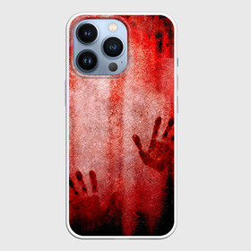 Чехол для iPhone 13 Pro с принтом Отпечатки 2 в Екатеринбурге,  |  | halloween | helloween | кровь | ужас | хеллоин | хеллоуин | хелуин