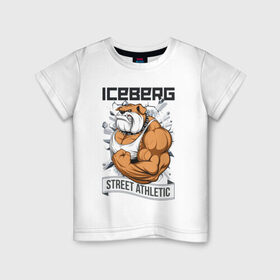Детская футболка хлопок с принтом Dog 2 | Iceberg в Екатеринбурге, 100% хлопок | круглый вырез горловины, полуприлегающий силуэт, длина до линии бедер | animals | iceberg | icebergstyle | youtube