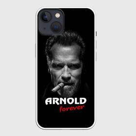 Чехол для iPhone 13 с принтом Arnold forever в Екатеринбурге,  |  | актёр | арнольд шварценеггер | боевик | звезда | киногерой | супергерой | терминатор