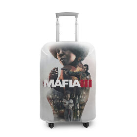 Чехол для чемодана 3D с принтом Mafia 3 в Екатеринбурге, 86% полиэфир, 14% спандекс | двустороннее нанесение принта, прорези для ручек и колес | gta | mafia | гта | мафия