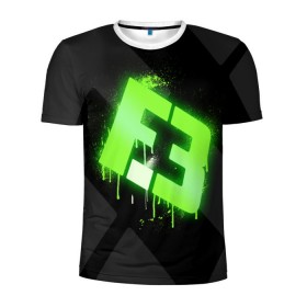 Мужская футболка 3D спортивная с принтом cs:go - Flipsid3 (Black collection) в Екатеринбурге, 100% полиэстер с улучшенными характеристиками | приталенный силуэт, круглая горловина, широкие плечи, сужается к линии бедра | cs | csgo | flipsid3 | го | кс