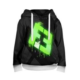 Детская толстовка 3D с принтом cs:go - Flipsid3 (Black collection) в Екатеринбурге, 100% полиэстер | двухслойный капюшон со шнурком для регулировки, мягкие манжеты на рукавах и по низу толстовки, спереди карман-кенгуру с мягким внутренним слоем | Тематика изображения на принте: cs | csgo | flipsid3 | го | кс