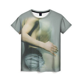 Женская футболка 3D с принтом Placebo в Екатеринбурге, 100% полиэфир ( синтетическое хлопкоподобное полотно) | прямой крой, круглый вырез горловины, длина до линии бедер | lacebo |  брайан молко | альтернатива. | пласибо | плацебо | плэйсебо | плэсибо | рок