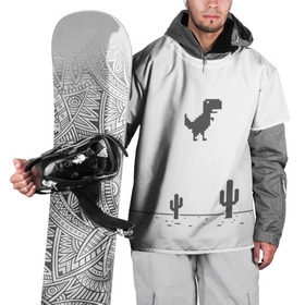 Накидка на куртку 3D с принтом T-rex game в Екатеринбурге, 100% полиэстер |  | Тематика изображения на принте: chrome | google | гугл | хром