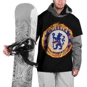 Накидка на куртку 3D с принтом Chelsea в Екатеринбурге, 100% полиэстер |  | Тематика изображения на принте: chelsea | football. | английская премьер лига | апл | футбол | челси