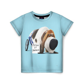 Детская футболка 3D с принтом Веселые животные в Екатеринбурге, 100% гипоаллергенный полиэфир | прямой крой, круглый вырез горловины, длина до линии бедер, чуть спущенное плечо, ткань немного тянется | веселые животные | домашние животные | котики | кролики | мультики | прикол | прикольные надписи | собаки