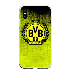 Чехол для iPhone XS Max матовый с принтом Borussia5 в Екатеринбурге, Силикон | Область печати: задняя сторона чехла, без боковых панелей | borussia | bvb | football | боруссия | бундеслига | дортмунд | футбол | чемпионат германии