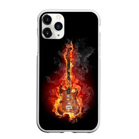 Чехол для iPhone 11 Pro Max матовый с принтом Адская гитара в Екатеринбурге, Силикон |  | ад | арт | дым | музыка | новинки | огонь | пламя | популярные | энергия | яркие