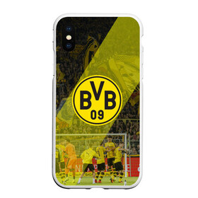 Чехол для iPhone XS Max матовый с принтом Borussia в Екатеринбурге, Силикон | Область печати: задняя сторона чехла, без боковых панелей | 09 | bvb | бвб | борусия | боруссия | дортмунд