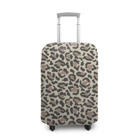 Чехол для чемодана 3D с принтом Шкура леопарда 3 в Екатеринбурге, 86% полиэфир, 14% спандекс | двустороннее нанесение принта, прорези для ручек и колес | африка | дикие | животные | леопард