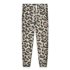 Женские брюки 3D с принтом Шкура леопарда 3 в Екатеринбурге, полиэстер 100% | прямой крой, два кармана без застежек по бокам, с мягкой трикотажной резинкой на поясе и по низу штанин. В поясе для дополнительного комфорта — широкие завязки | африка | дикие | животные | леопард