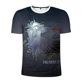 Мужская футболка 3D спортивная с принтом Final Fantasy XV в Екатеринбурге, 100% полиэстер с улучшенными характеристиками | приталенный силуэт, круглая горловина, широкие плечи, сужается к линии бедра | final fantasy