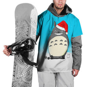 Накидка на куртку 3D с принтом Тоторо под снегом в Екатеринбурге, 100% полиэстер |  | Тематика изображения на принте: totoro | аниме | новогодние аниме | новый год | рождественские аниме | тоторо