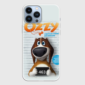 Чехол для iPhone 13 Pro Max с принтом Ozzy в Екатеринбурге,  |  | Тематика изображения на принте: dog | fast furry | бигль | большой собачий побег | мартин | мультфильм | оззи | побег | свободу разношерстным | собака