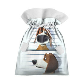 Подарочный 3D мешок с принтом Разыскивается пёс в Екатеринбурге, 100% полиэстер | Размер: 29*39 см | dog | fast furry | бигль | большой собачий побег | мартин | мультфильм | оззи | побег | свободу разношерстным | собака