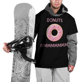 Накидка на куртку 3D с принтом Donuts в Екатеринбурге, 100% полиэстер |  | Тематика изображения на принте: simpsons