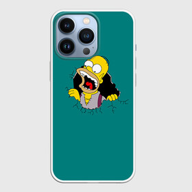 Чехол для iPhone 13 Pro с принтом Alien Homer в Екатеринбурге,  |  | simpsons