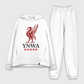 Женский костюм хлопок Oversize с принтом YNWA в Екатеринбурге,  |  | ynwa | ливерпуль