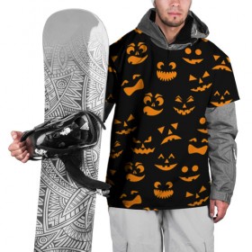 Накидка на куртку 3D с принтом Хэллуин 6 в Екатеринбурге, 100% полиэстер |  | 31 октября | halloween | паутина | привидения | теги: хелоуин | хеллоуин | черепа