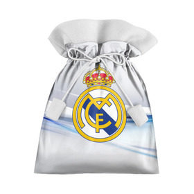 Подарочный 3D мешок с принтом Реал Мадрид в Екатеринбурге, 100% полиэстер | Размер: 29*39 см | real madrid | испания | португалия